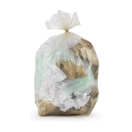 Sac poubelle - 50L - Premium - Transparent - 250 sacs - 20µ
