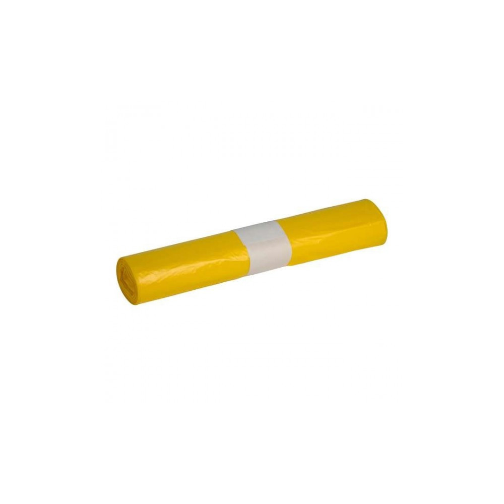 Sac poubelle Dasri - 100L - DASRI - Jaune - 200 sacs - 28µ