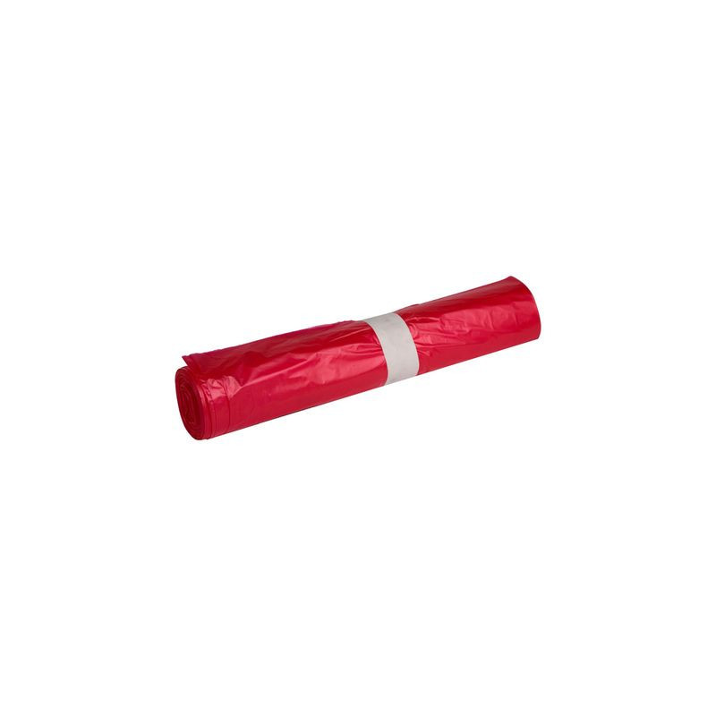 Sac poubelle - 110L - Rouge - 250 sacs - 40µ