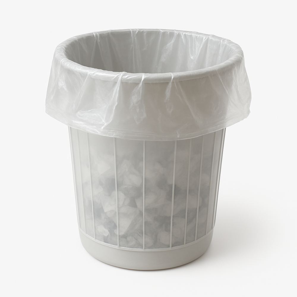 Sac poubelle - 50L - Transparent - 500 sacs - 14µ