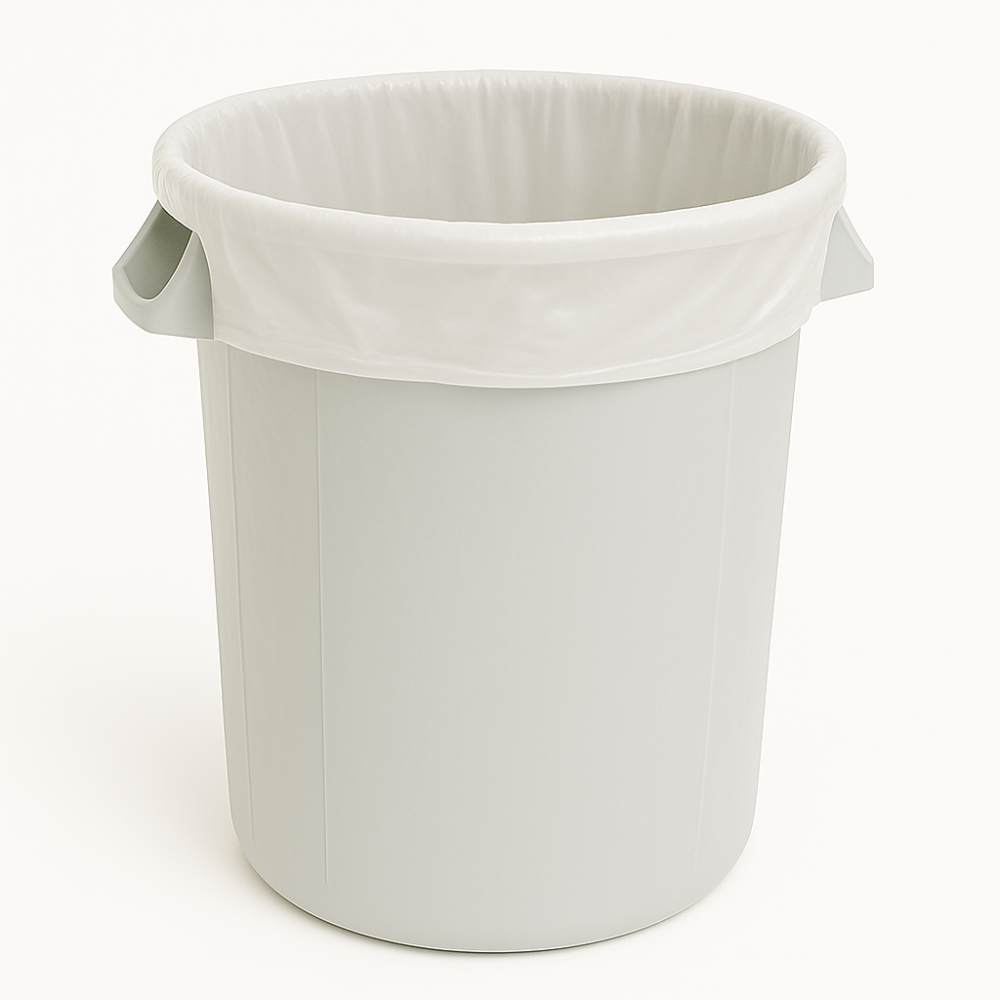 Sac poubelle - 110L - Blanc - 200 sacs - 40µ